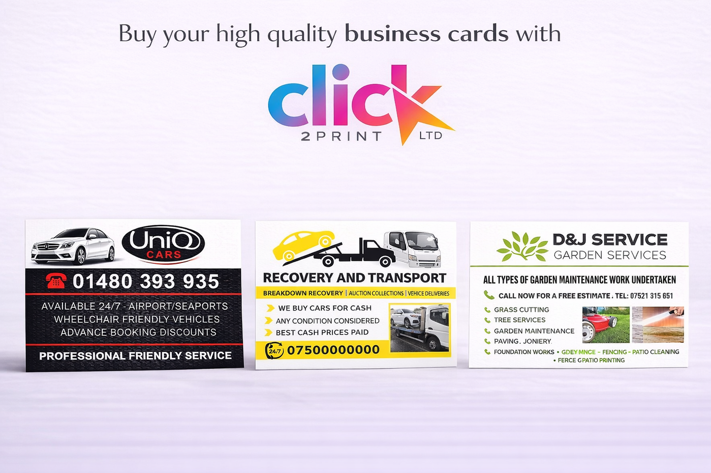 Double Sided Business Cards PREMIUM