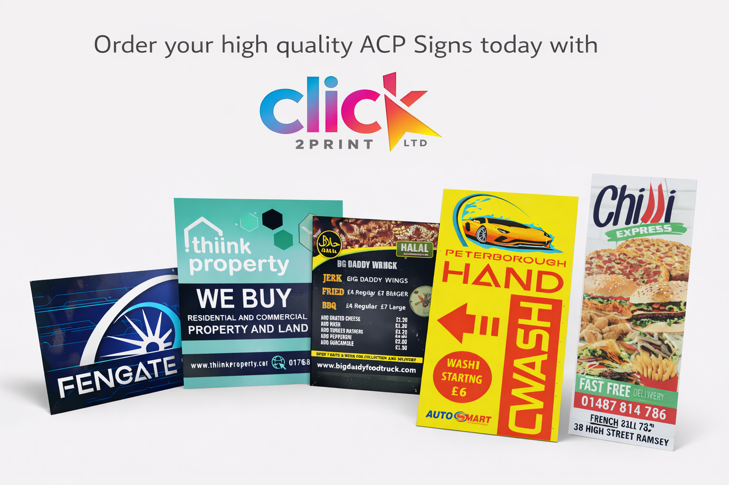 PRINTED METAL PANEL SIGN (ACP SHEET)