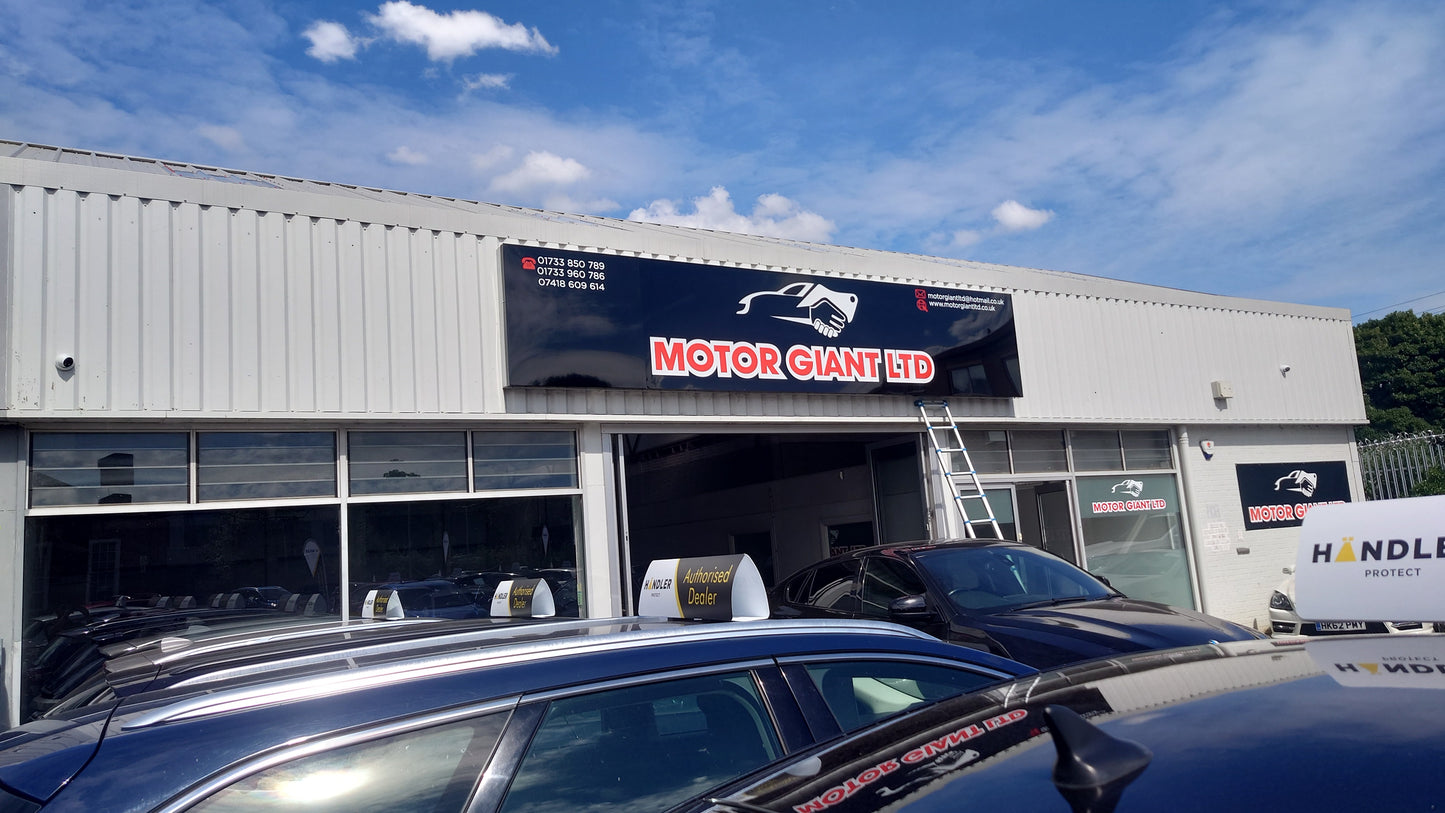 Laser Cut Aluminium Tray Sign (Illuminated)