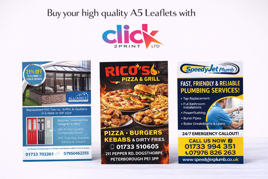 Double Sided A5 Leaflets