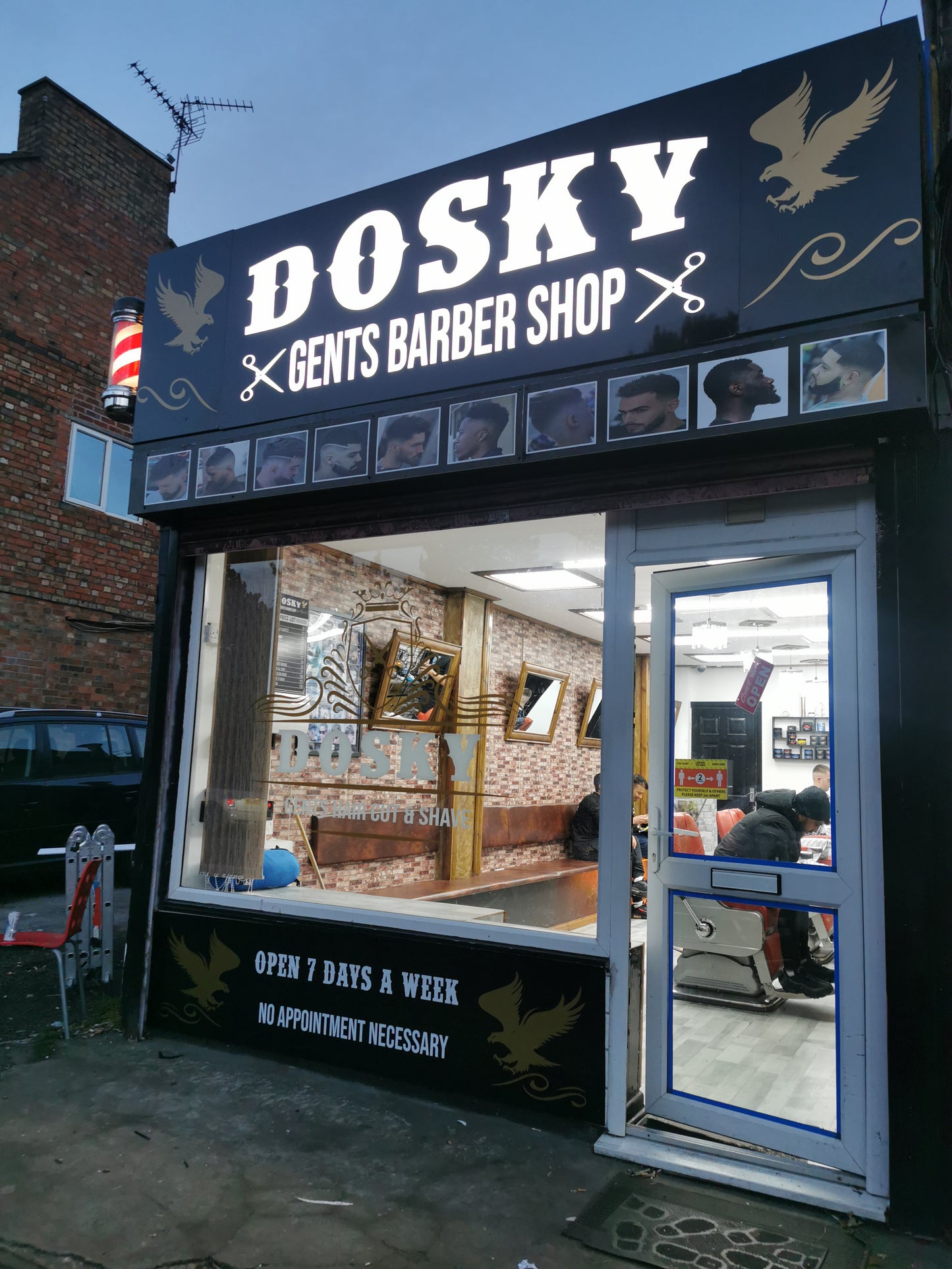 Laser Cut Aluminium Tray Sign (Illuminated)