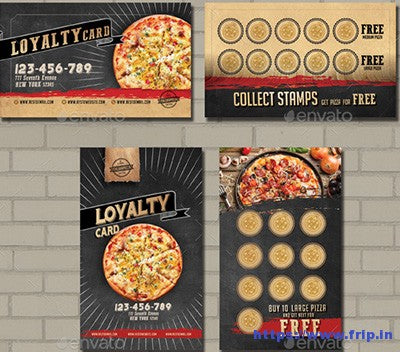 Double Sided Business Cards RECIEPT CARDS LOYALTY CARDS