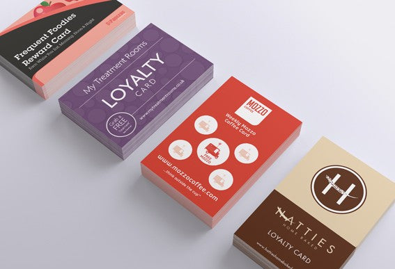 Double Sided Business Cards RECIEPT CARDS LOYALTY CARDS