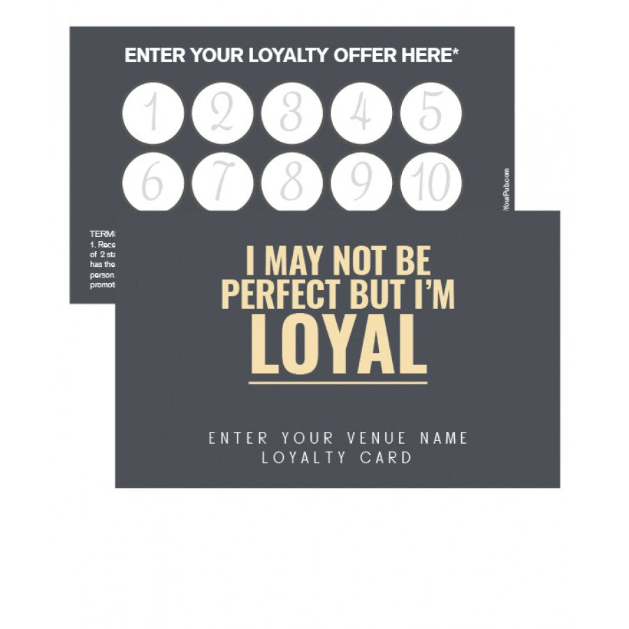 Double Sided Business Cards RECIEPT CARDS LOYALTY CARDS